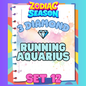RUNNING AQUARIUS - 3⭐ Set 12 - Carnival Tycoon Sticker