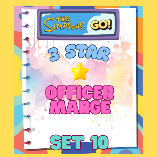 OFFICER MARGE - 3🌟 Set 10 - Monopoly Go Sticker