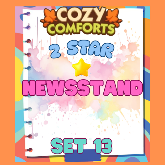 NEWSSTAND - 2🌟 Set 13 - Monopoly Go Sticker