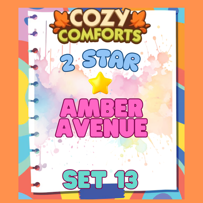 AMBER AVENUE - 2🌟 Set 13 - Monopoly Go Sticker