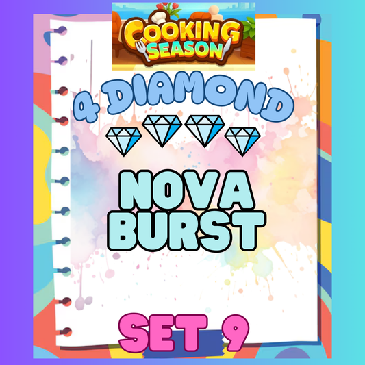 NOVA BURST - 4⭐ Set 9 - Carnival Tycoon Sticker