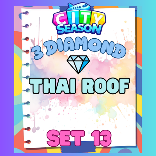 THAI ROOF - 3⭐ Set 13 - Carnival Tycoon Sticker