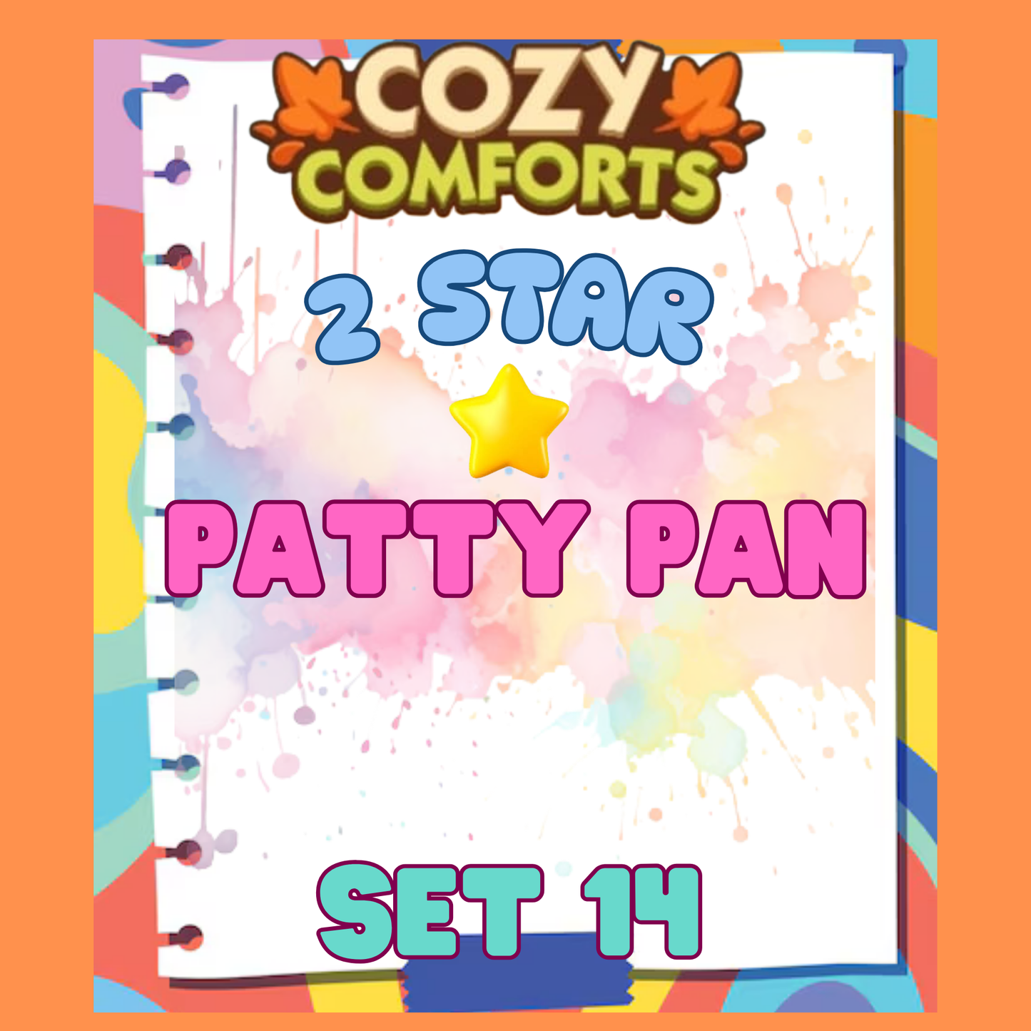 PATTY PAN - 2🌟 Set 14 - Monopoly Go Sticker