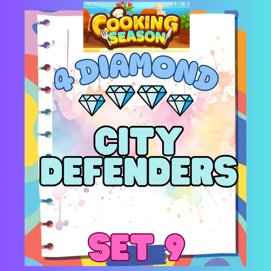 CITY DEFENDERS - 4⭐ Set 9 - Carnival Tycoon Sticker