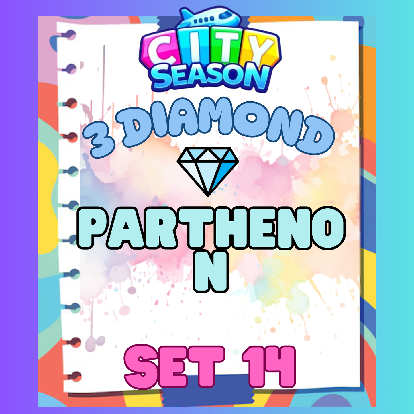 PARTHENON - 3⭐ Set 14 - Carnival Tycoon Sticker