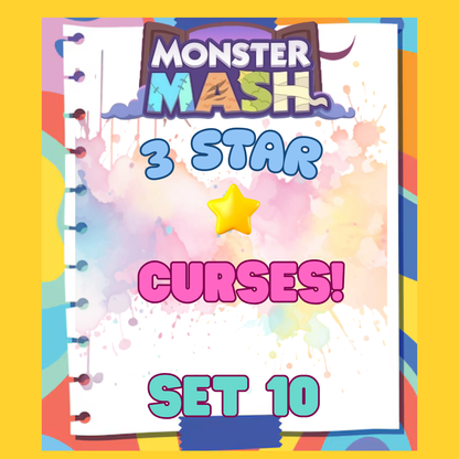 CURSES! - 3🌟 Set 10 - Monopoly Go Sticker