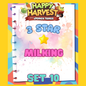 MILKING - 3🌟 Set 10 - Monopoly Go Sticker