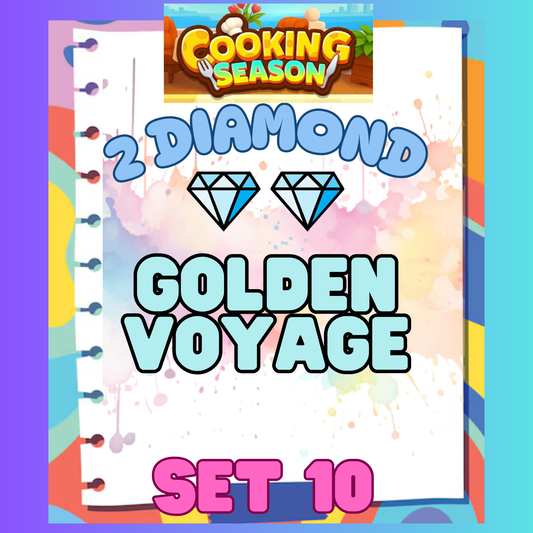 GOLDEN VOYAGE - 2⭐ Set 10 - Carnival Tycoon Sticker