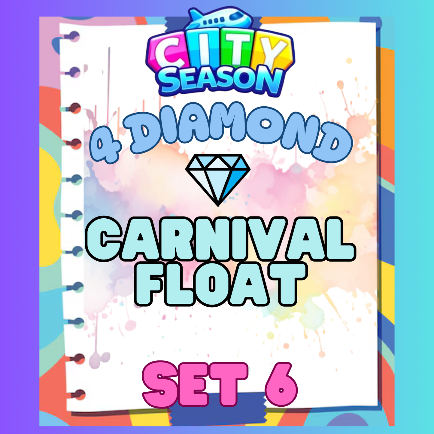 CARNIVAL FLOAT - 4⭐ Set 6 - Carnival Tycoon Sticker