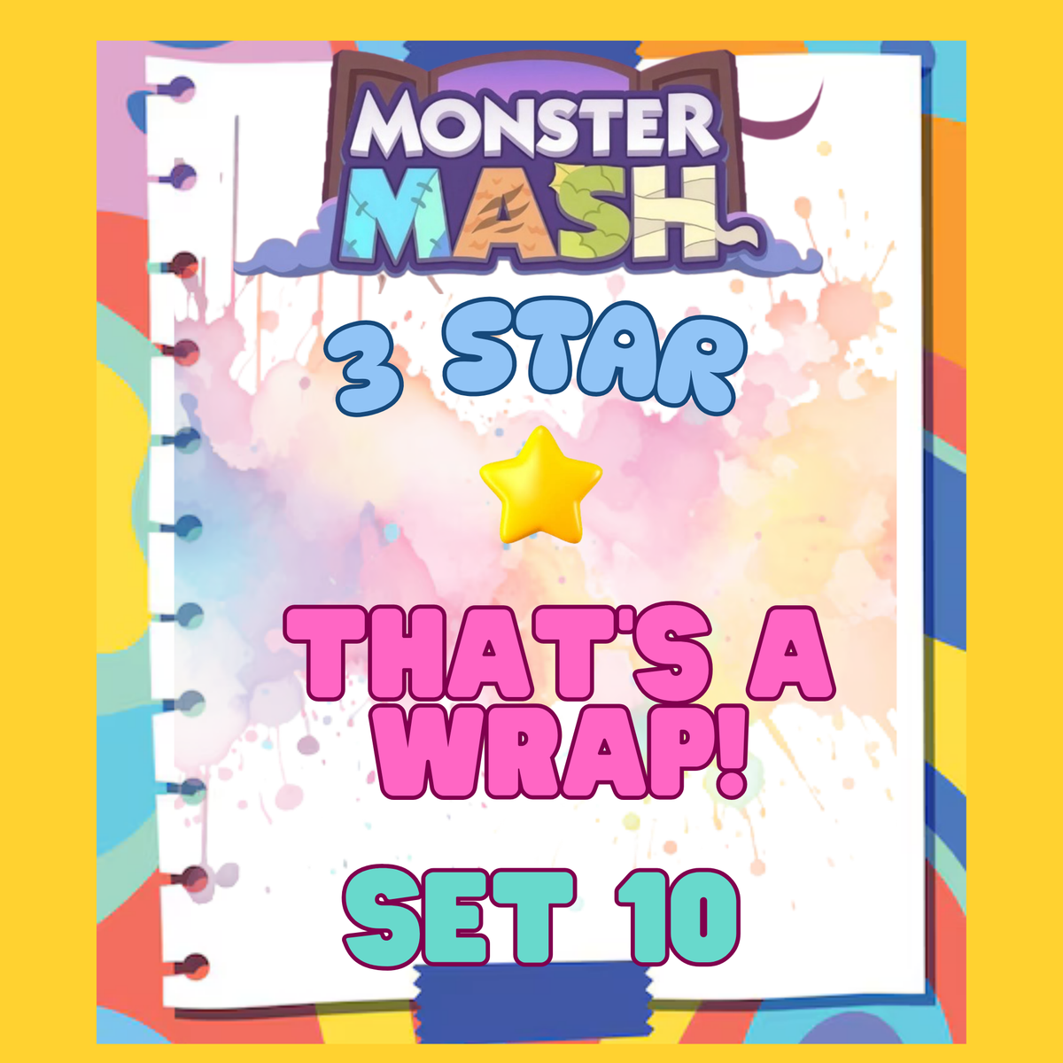 THAT'S A WRAP! - 3🌟 Set 10 - Monopoly Go Sticker