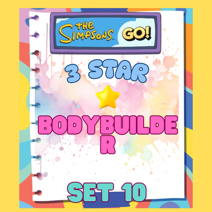 BODYBUILDER - 3🌟 Set 10 - Monopoly Go Sticker