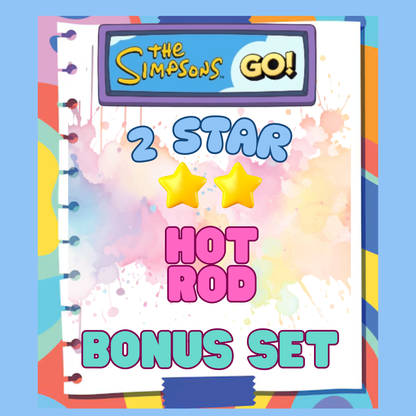 HOT ROD - 2🌟 BONUS SET- Monopoly Go Sticker