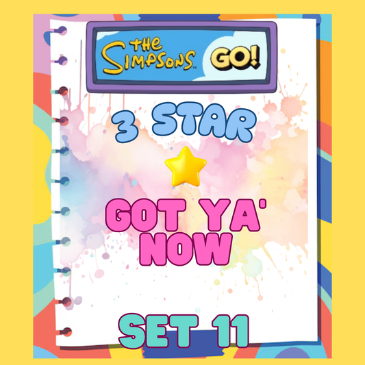 GOT YA' NOW - 3🌟 Set 11 - Monopoly Go Sticker