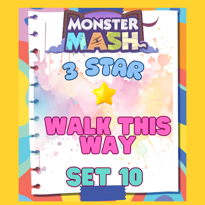 WALK THIS WAY - 3🌟 Set 10 -  Monopoly Go Sticker
