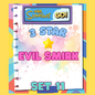 EVIL SMIRK - 3🌟 Set 11 - Monopoly Go Sticker