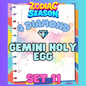 GEMINI HOLY EGG - 4⭐ Set 11 - Carnival Tycoon Sticker