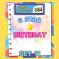 BIRTHDAY - 3🌟 Set 11 - Monopoly Go Sticker