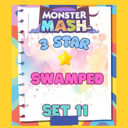 SWAMPED - 3🌟 Set 11 - Monopoly Go Sticker