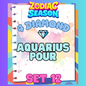 AQUARIUS POUR - 4⭐ Set 12 - Carnival Tycoon Sticker