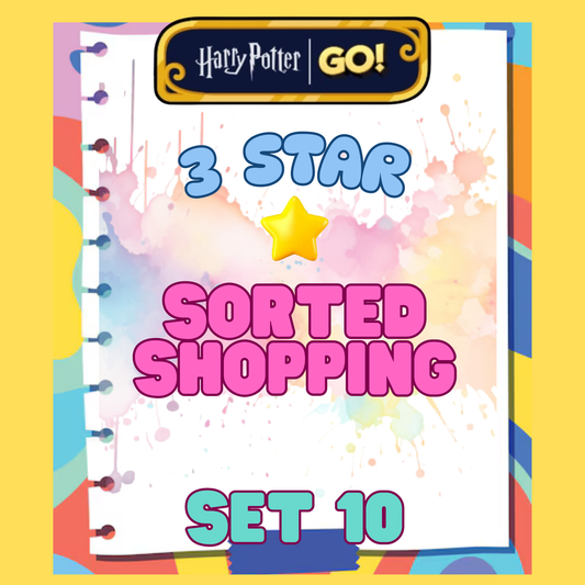 SORTED SHOPPING - 3🌟 Set 10 - Monopoly Go Sticker