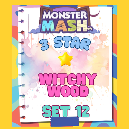 WITCHY WOOD - 3🌟 Set 12 - Monopoly Go Sticker