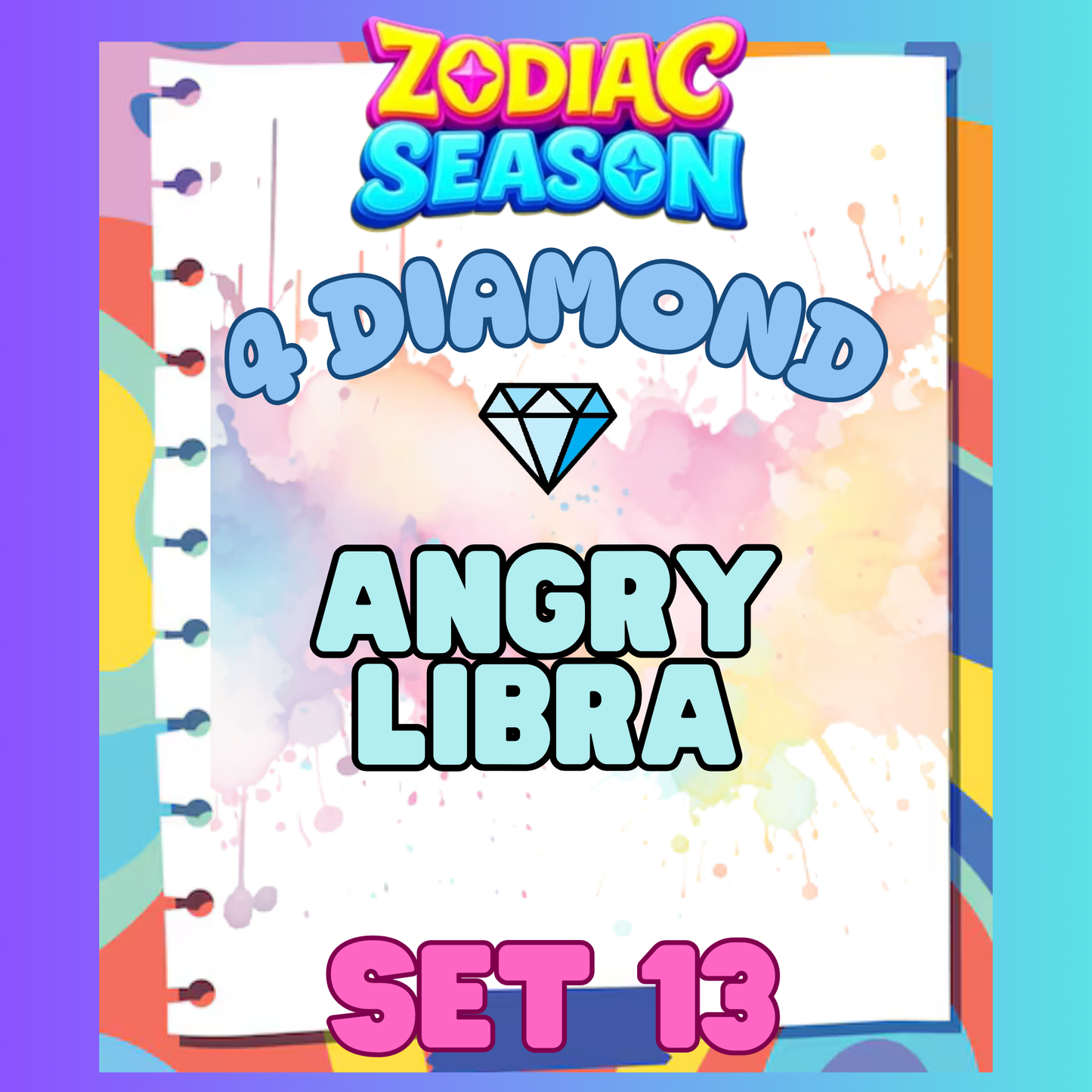 ANGRY LIBRA - 4⭐ Set 13 - Carnival Tycoon Sticker