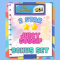 JUICY GOSSIP - 2🌟 BONUS SET- Monopoly Go Sticker