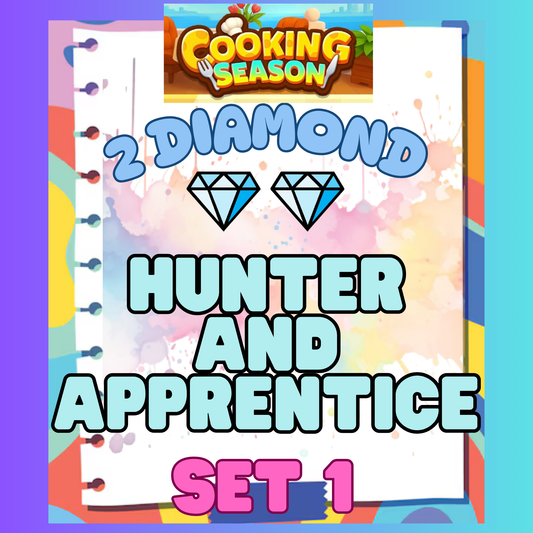 HUNTER AND APPRENTICE - 2⭐ Set 1 - Carnival Tycoon Sticker