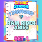 RAM RIDER ARIES - 1⭐ Set 1 - Carnival Tycoon Sticker