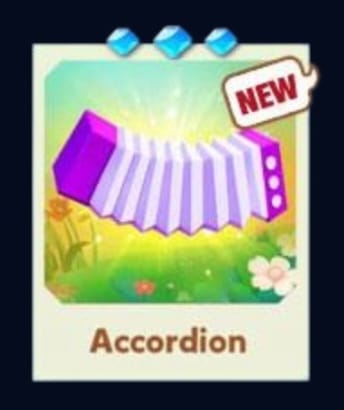 ACCORDIAN  - Set 14 - Carnival Tycoon Sticker