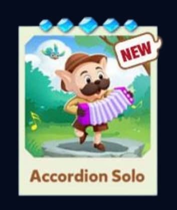 ACCORDIAN SOLO - Set 14 - Carnival Tycoon Sticker