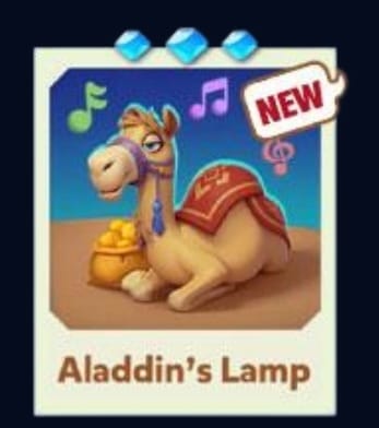 ALADDIN'S LAMP - Set 15 - Carnival Tycoon Sticker