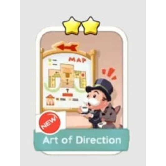 Art of Direction - 2🌟 Set 11 - Monopoly Go Sticker