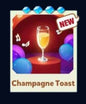 CHAMPAGNE TOAST - Set 20 - Carnival Tycoon Sticker