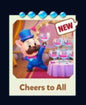 CHEERS TO ALL - Set 20 - Carnival Tycoon Sticker