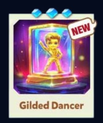 GILDED DANCER - Set 8 - Carnival Tycoon Sticker