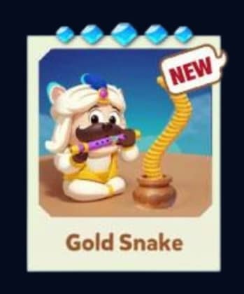 GOLD SNAKE - Set 15 - Carnival Tycoon Sticker