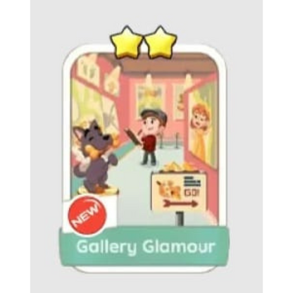 Gallery Glamour - 2🌟 Set 13- Monopoly Go Sticker