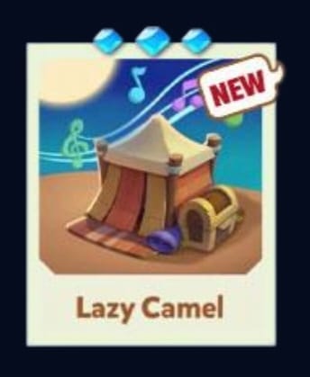 LAZY CAMEL - Set 15 - Carnival Tycoon Sticker