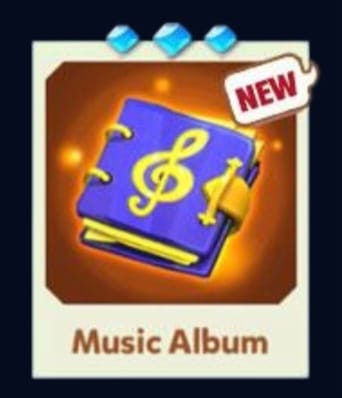 MUSIC ALBUM - Set 18 - Carnival Tycoon Sticker