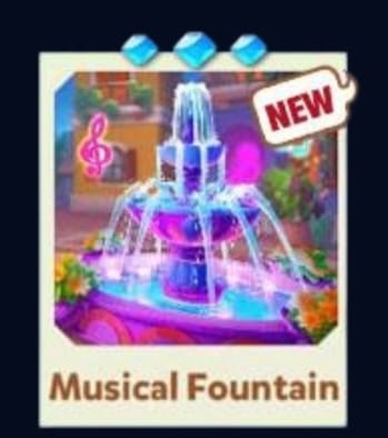 MUSICAL FOUNTAIN - Set 17 - Carnival Tycoon Sticker