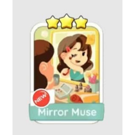 Mirrow Muse - 3🌟 Set 14 - Monopoly Go Sticker