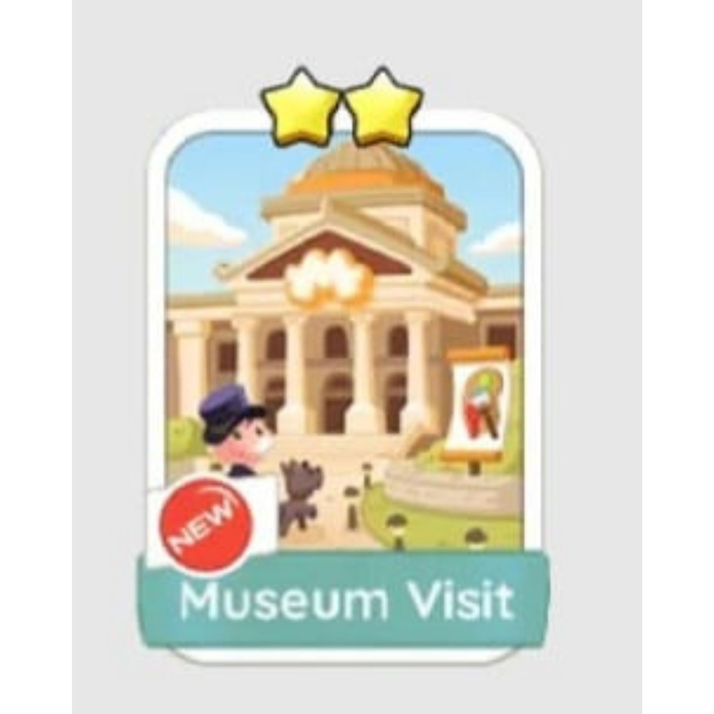 Museum Visit- 2🌟 Set 11 - Monopoly Go Sticker