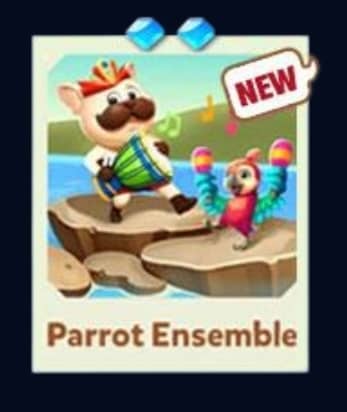 PARROT ENSEMBLE - Set 2 - Carnival Tycoon Sticker