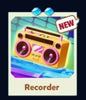 RECORDER - Set 10 - Carnival Tycoon Sticker