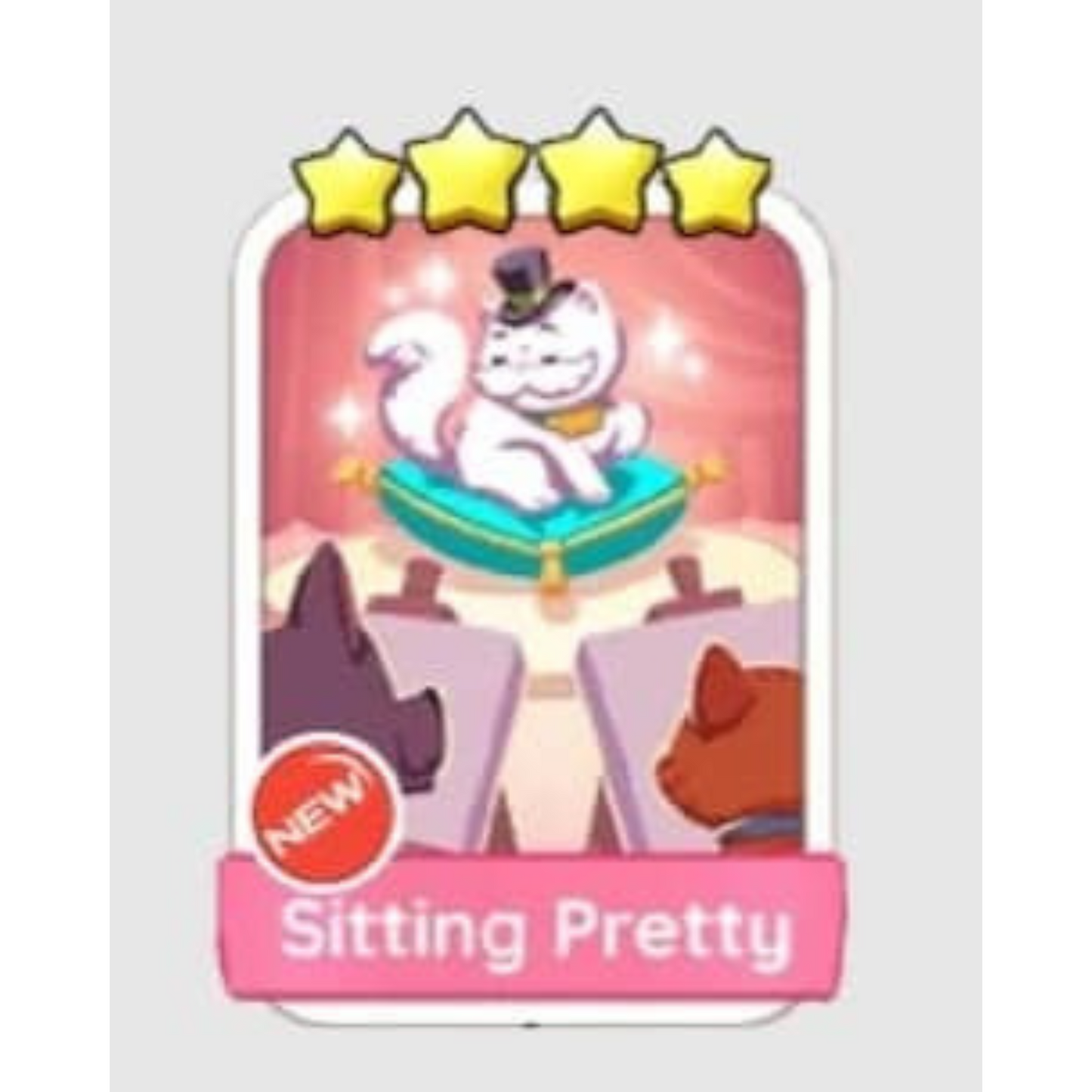 Sitting Pretty - 4🌟 Set 16- Monopoly Go Sticker