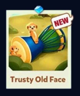 TRUSTY OLD FACE  - Set 2 - Carnival Tycoon Sticker