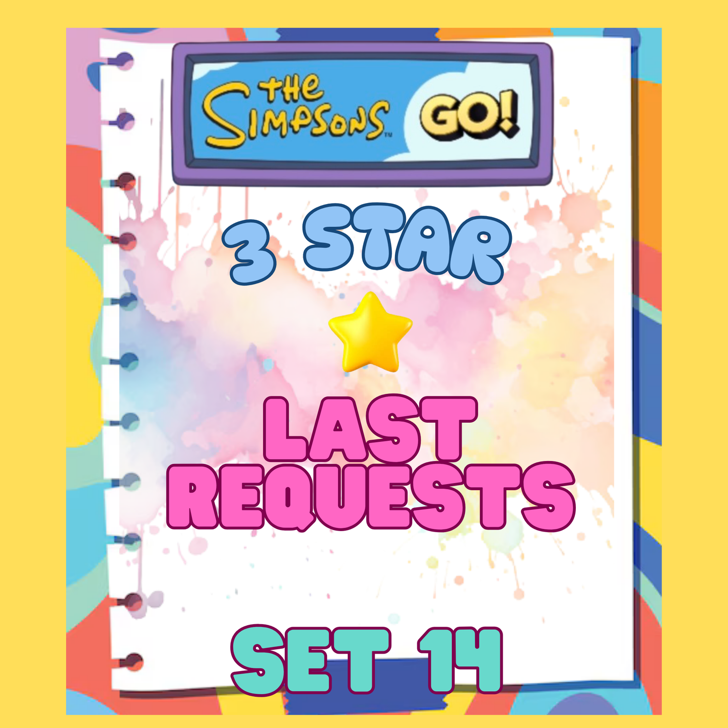LAST REQUESTS - 3🌟 Set 14 - Monopoly Go Sticker